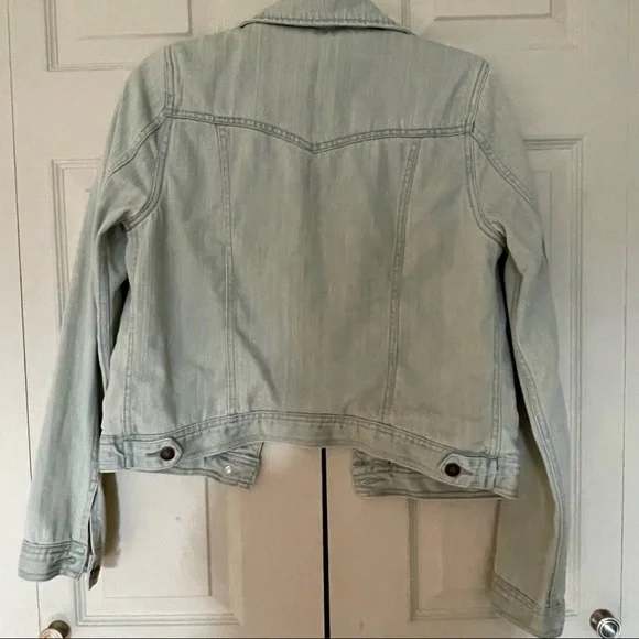I LOVE H81 LOS ANGELES lined denim jacket, size M - Picture 2 of 9